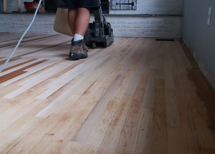Refinished hallway