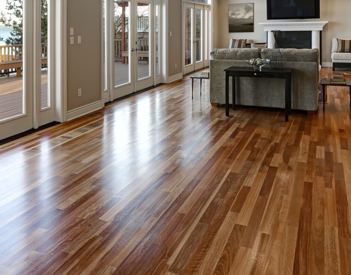 White oak living room floor, Scottsdale